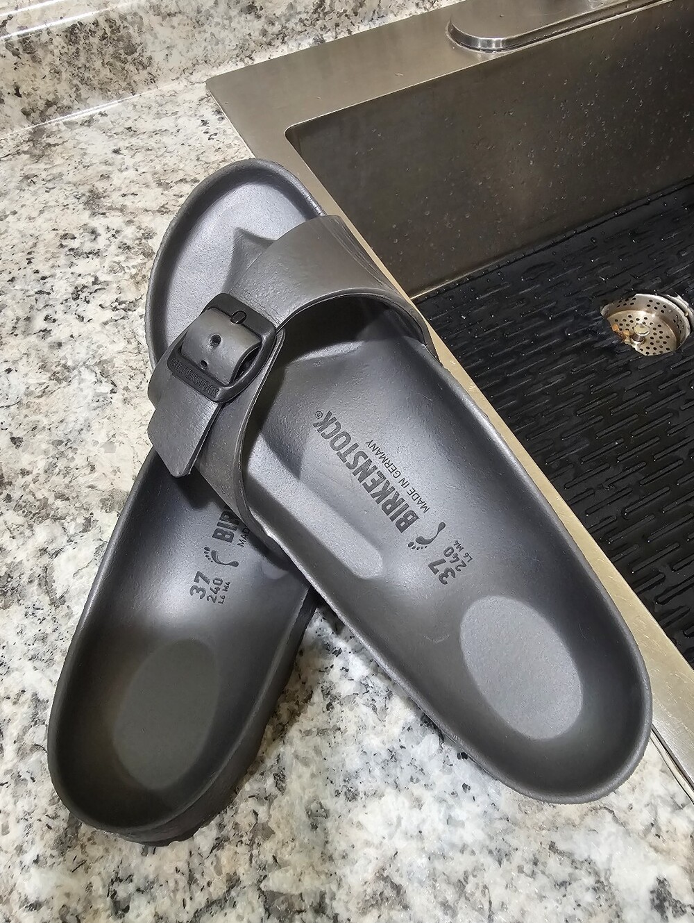 Birkenstocks in Pewter Gray - Picture 5 of 8